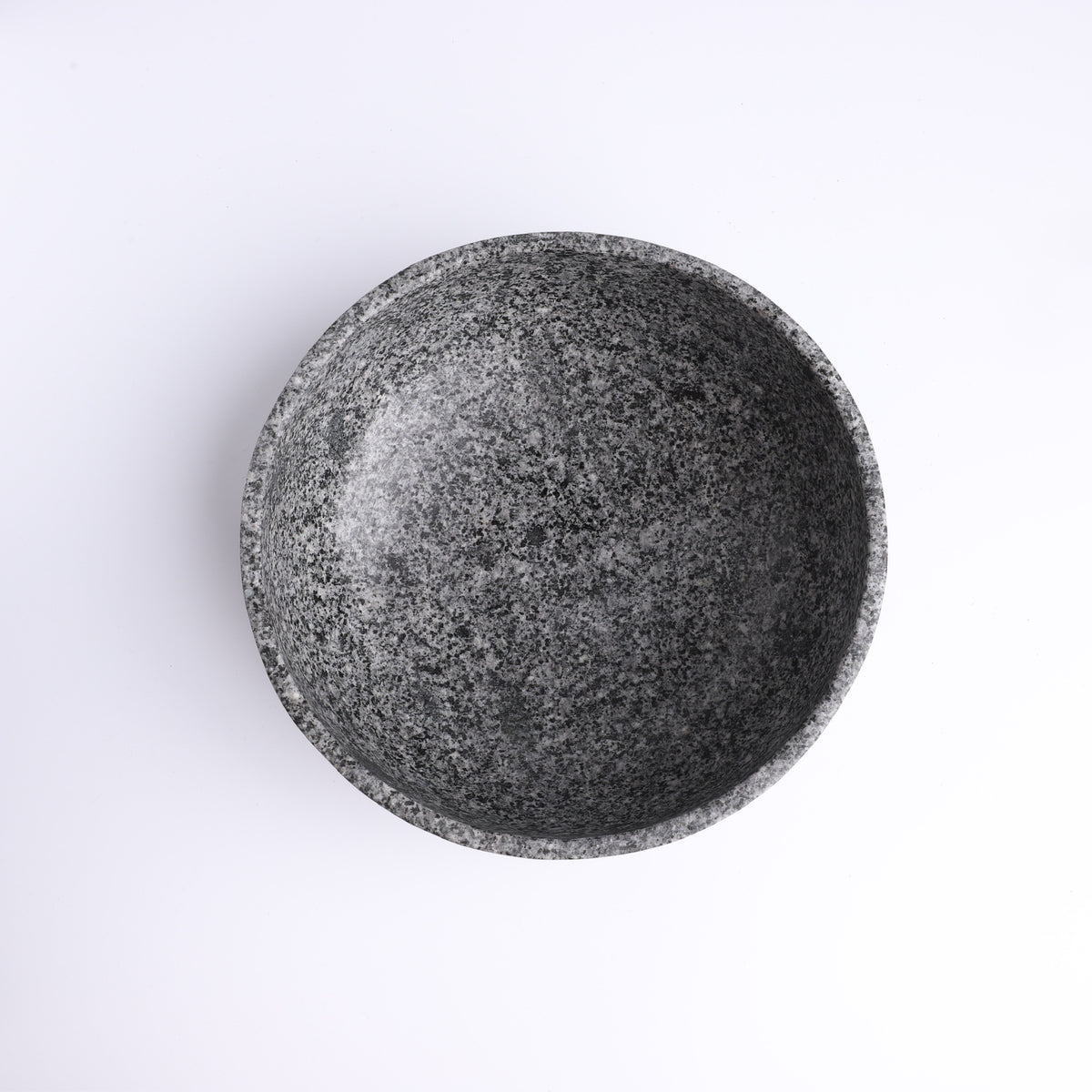 River Stone Bowl - Speckled Grey