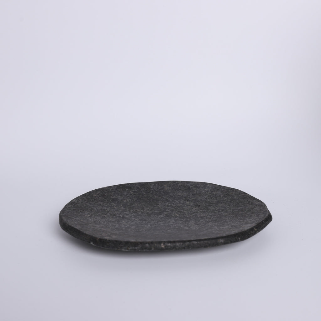 Organic Stone Plate - Black Slate