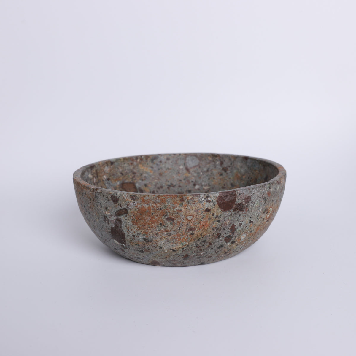 River Stone Bowl - Rustic Jasper