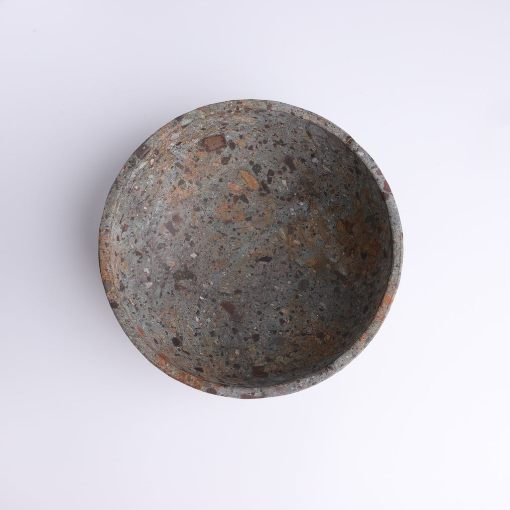River Stone Bowl - Rustic Jasper