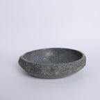 Rustic Stone Bowl - Natural Grey