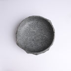 Rustic Stone Bowl - Natural Grey