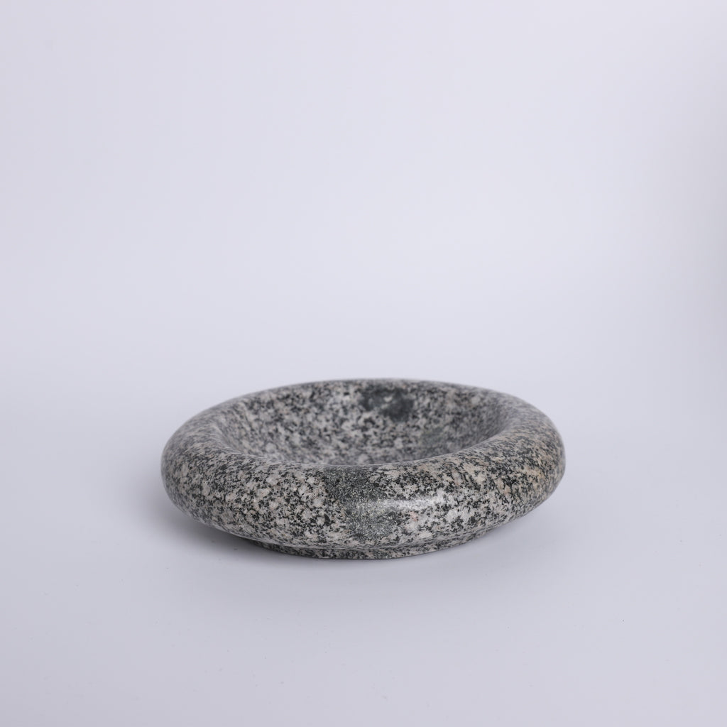Small Stone Bowl - Speckled Grey